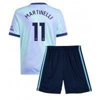 Arsenal Gabriel Martinelli #11 Tredje Tröja Barn 2024-25 Kortärmad (+ Korta byxor)